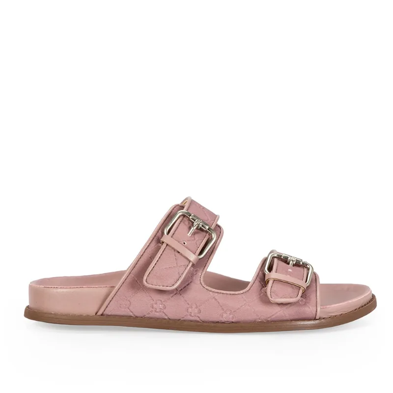 Sandália Papete Nylon Mocha Rose 38 - CAPODARTE