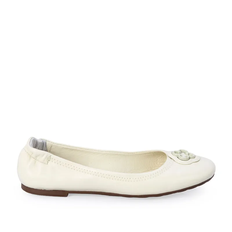 Sapatilha Infantil Couro Branca Duna Catherine 35