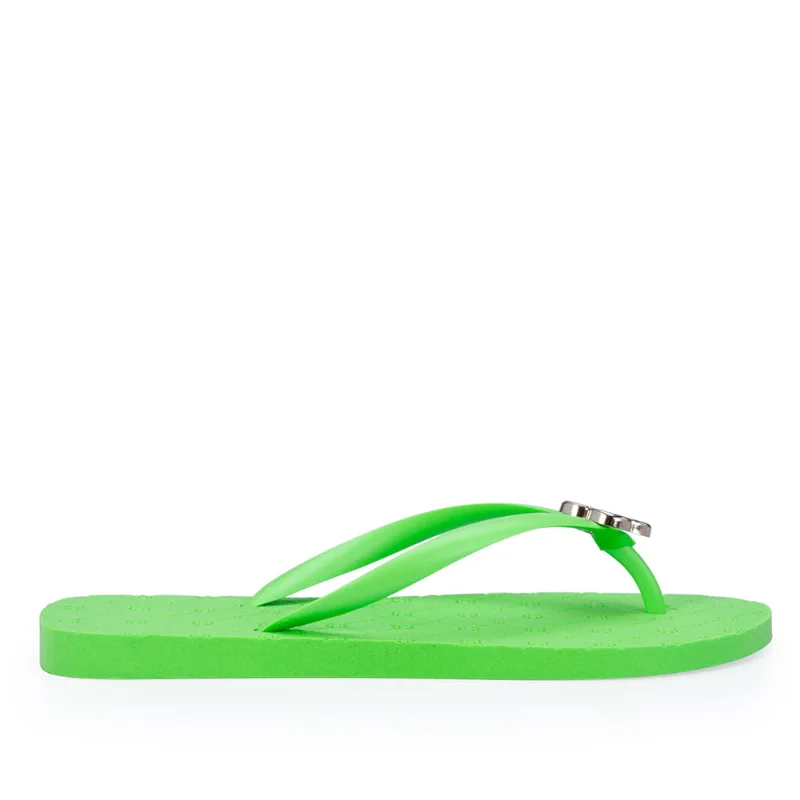 Chinelo De Dedo Verde Pistacchio Monograma 41.42