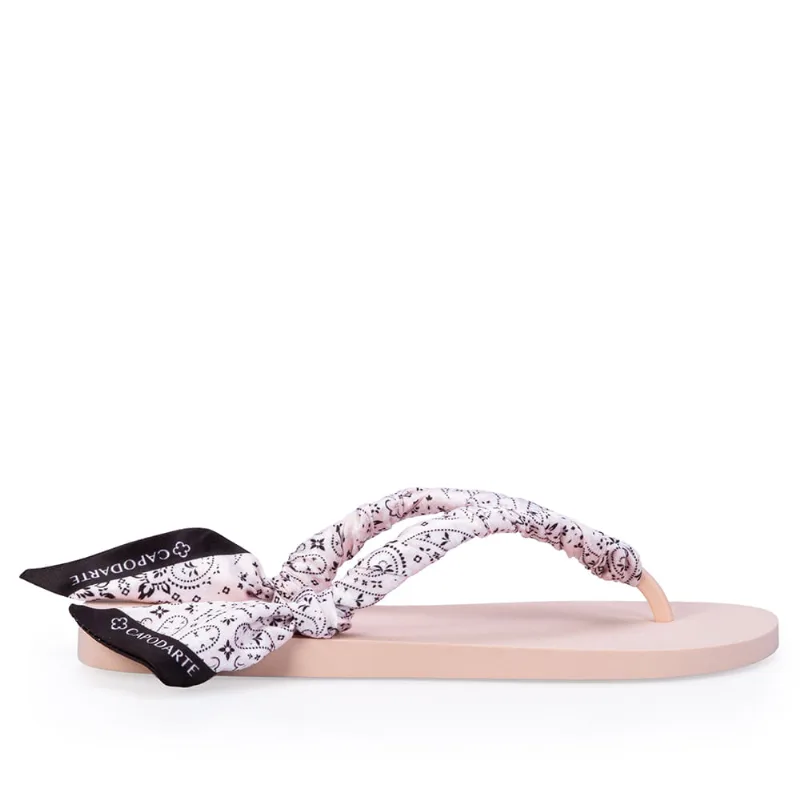 Chinelo De Dedo Rosa Peônia Paisley 39.40