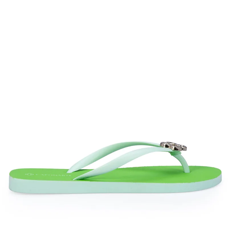 Chinelo De Dedo Verde Mactha 39.40