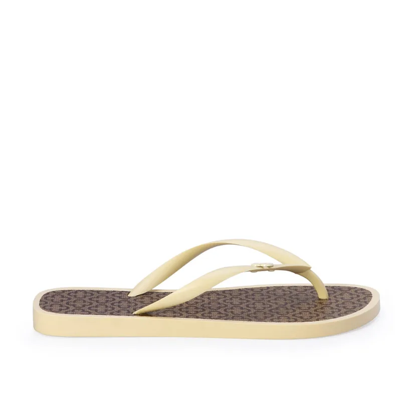 Chinelo de Dedo Creme Brulle Monograma Bege 37.38
