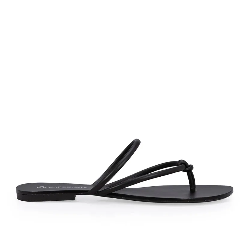Chinelo Rasteiro Preto 38