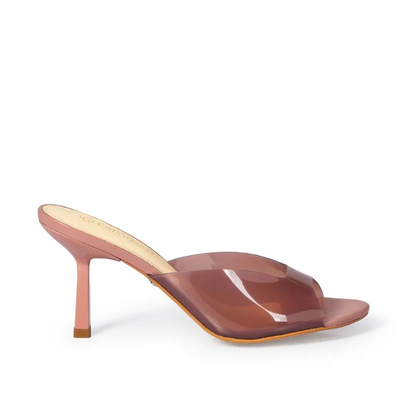 Mule Vinil Rosa Malva 36