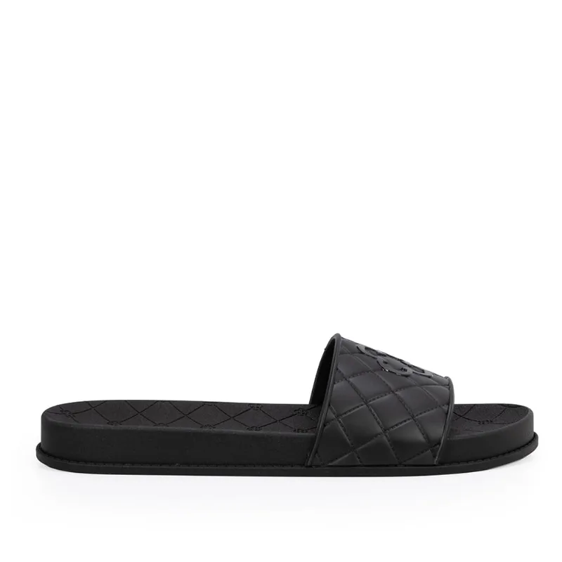 Papete Slide Preto Matelassê 33.34
