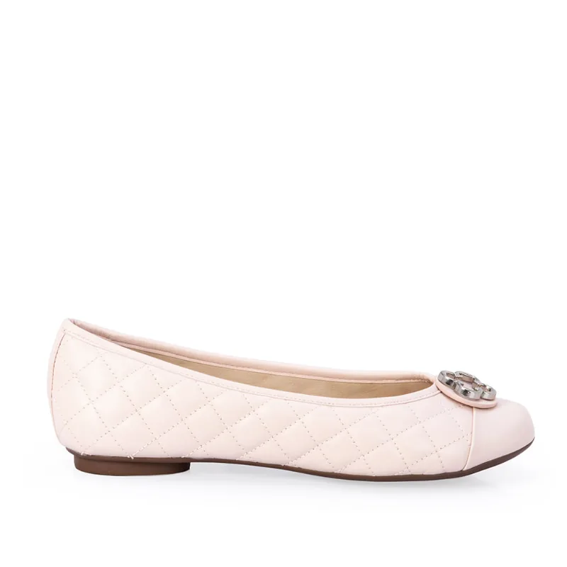Sapatilha Catherine Vintage Couro Rosa Peônia 37