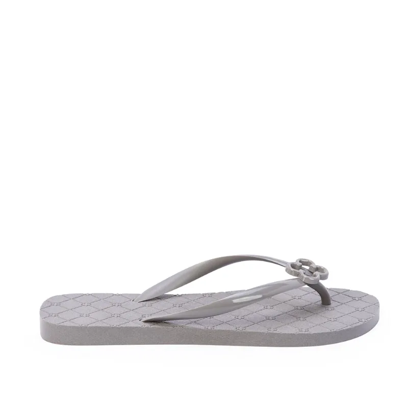 Chinelo de Dedo Monograma Cinza Carbono 37.38