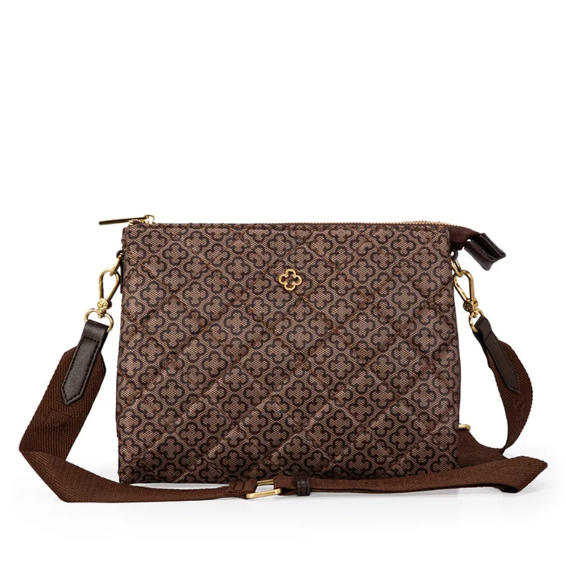 Bolsa Monograma Shoulder Café