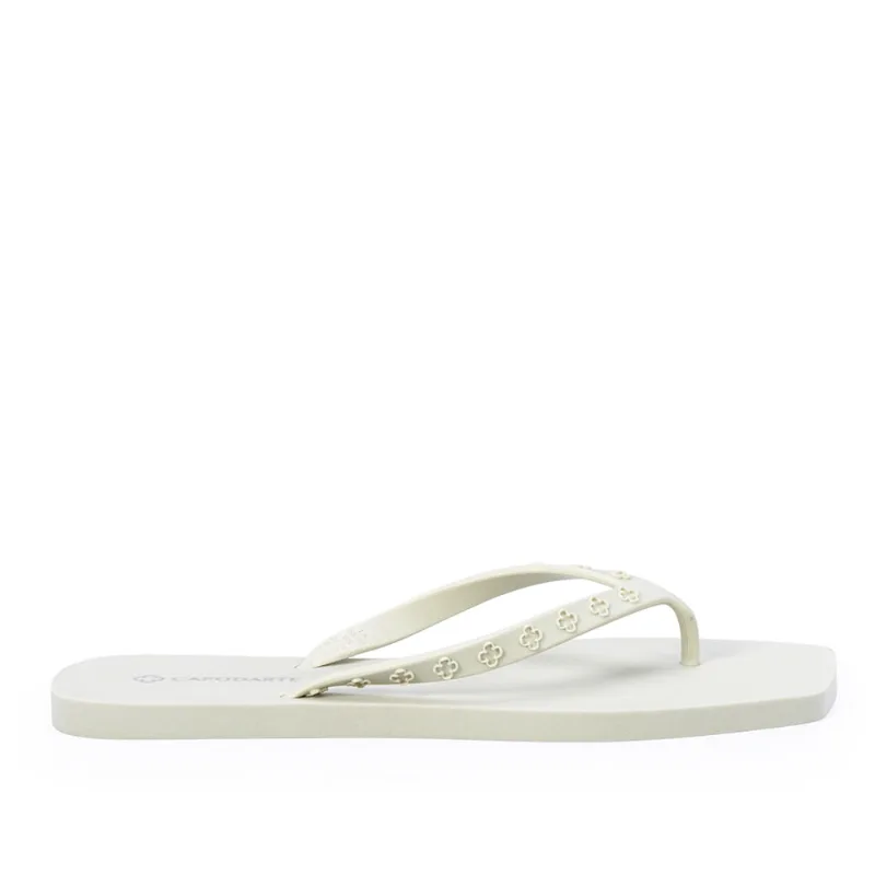 Chinelo de Dedo Bico Quadrado Tiras Monograma Duna 37.38