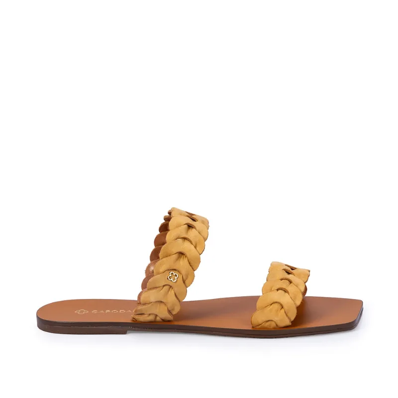 Chinelo Rasteiro de Couro Nobuck Savana 33