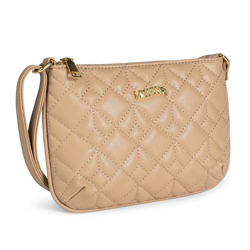 Bolsa Mississipi Transversal Bege U