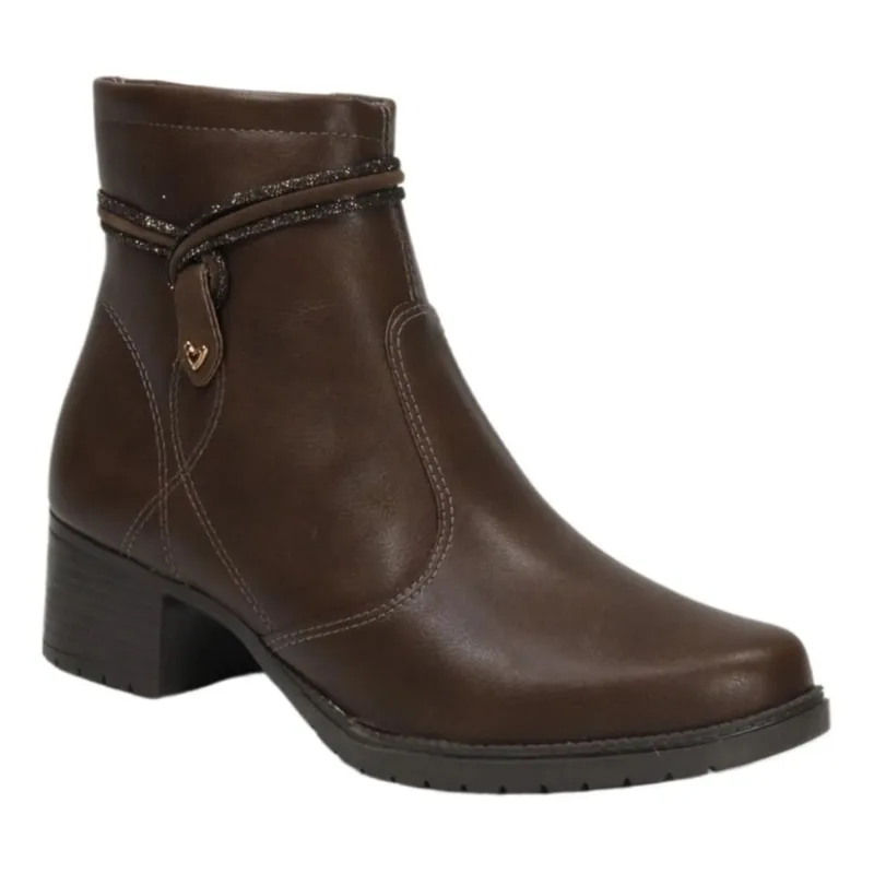 Bota Femi Mississipi Berteli Cano Baixo Marrom J0781-0002 37 / Marrom
