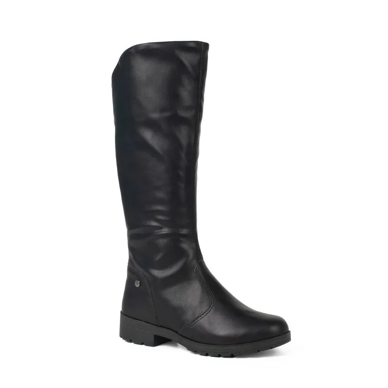 Bota Cano Longo Pink Cats Infantil Feminina Preta 35