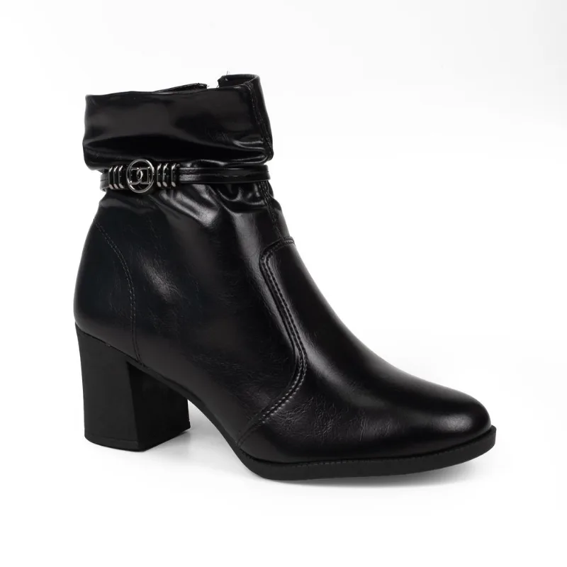 Bota Dakota de Cano Curto Preta 37