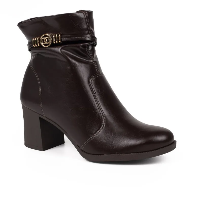 Bota Dakota de Cano Curto Marrom 37