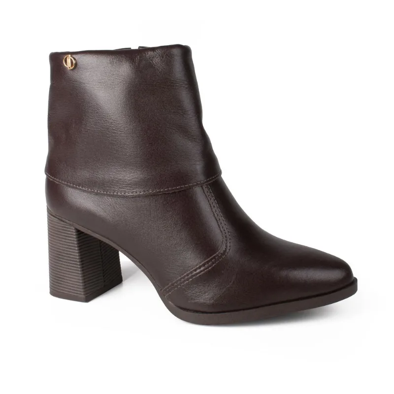 Bota Dakota Cano Curto Feminina Café 38
