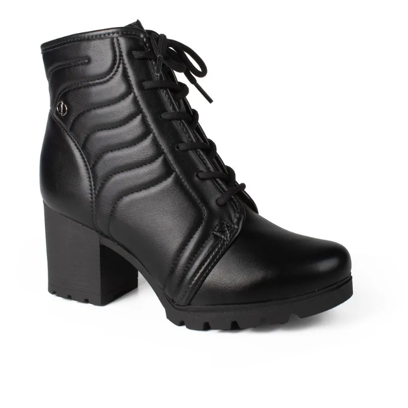 Bota Coturno Dakota Salto Bloco Feminina Preta 38