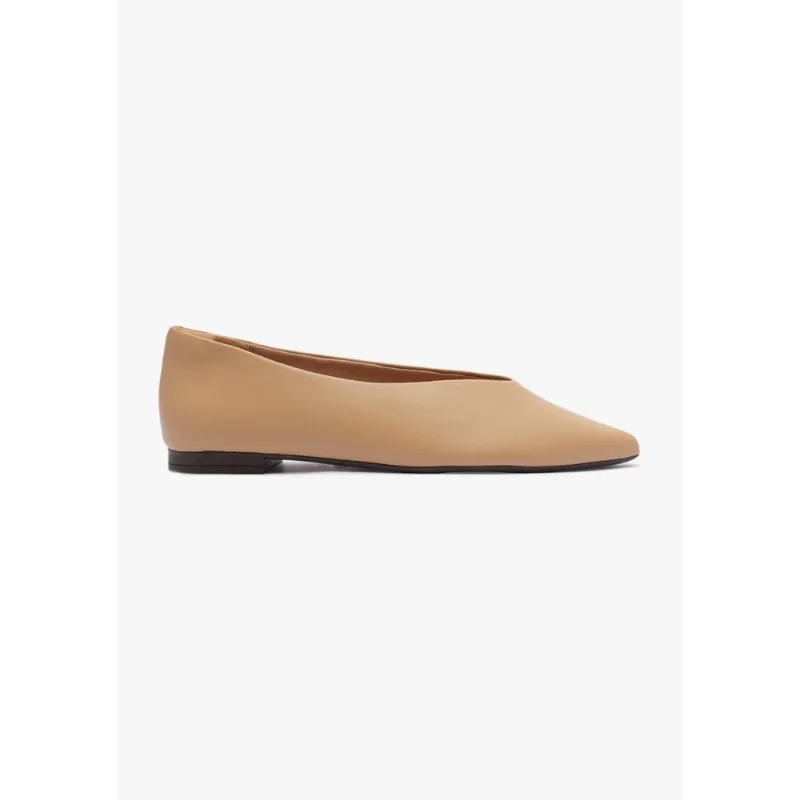 Sapatilha Slingback Tachas - Marrom 037