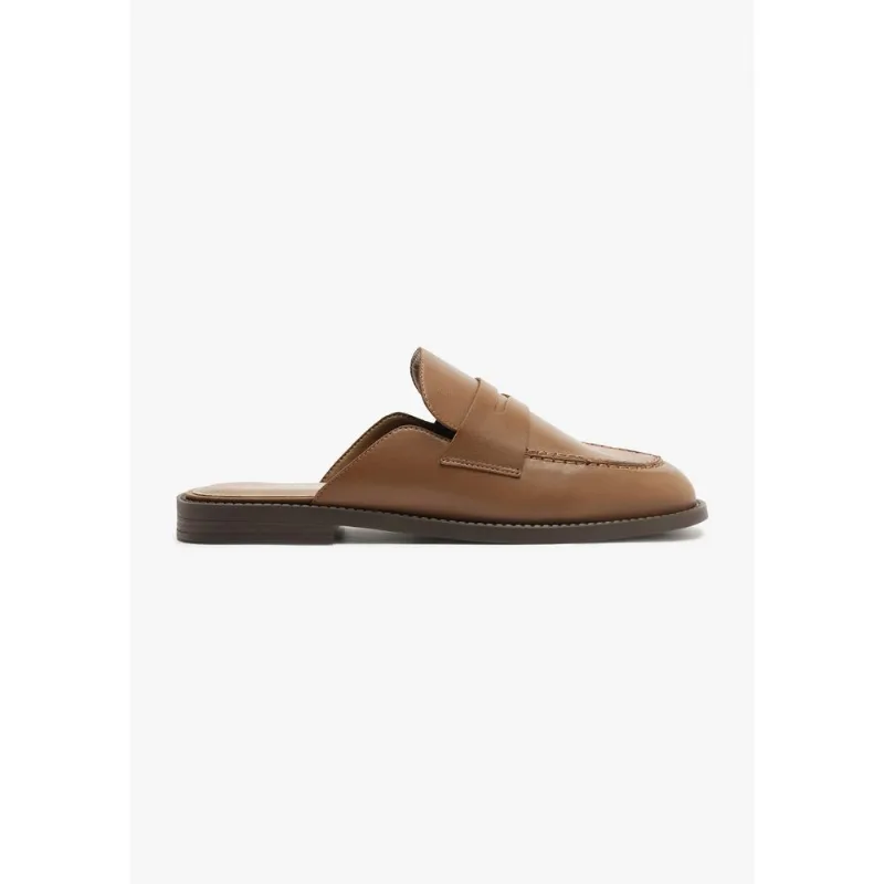Mocassim Feminino Em Couro - Marrom 039