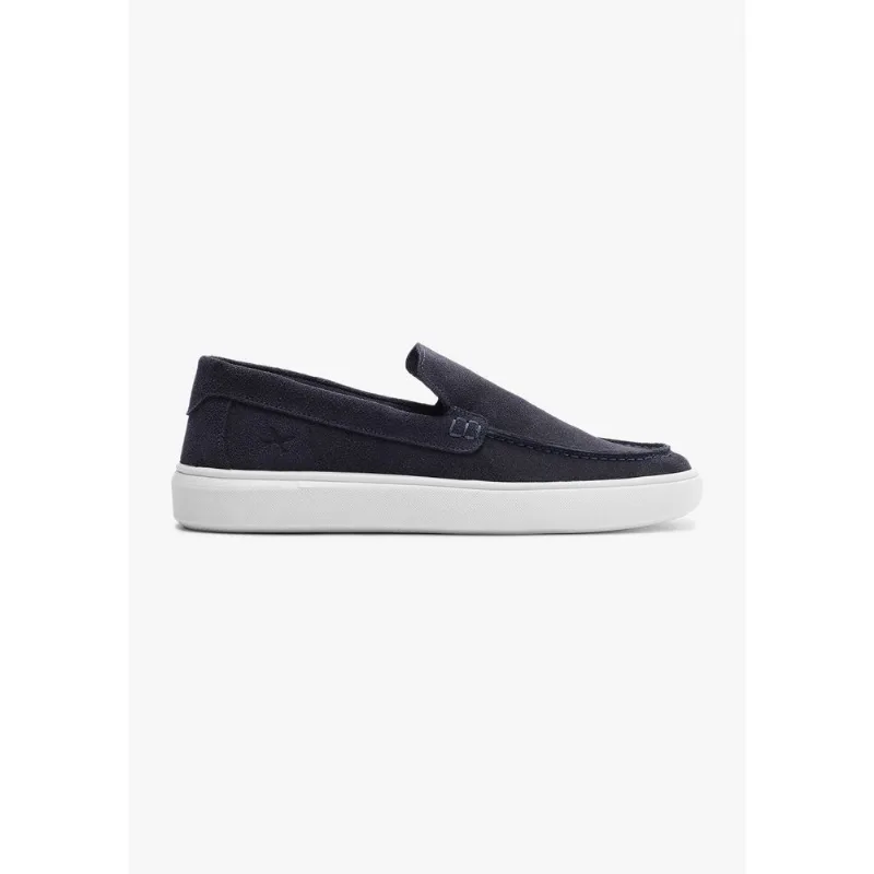Mocassim Masculino Camurça - Azul 040