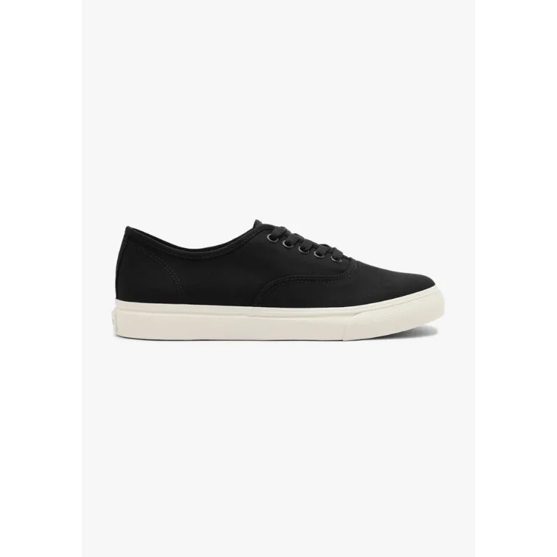 Tênis Masculino Casual Lona - Preto 043