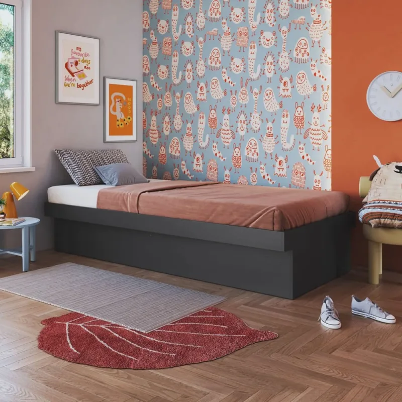 Cama Solteiro Box Baú 80 Bogotá 78x188cm - Não Disponível - Móveis