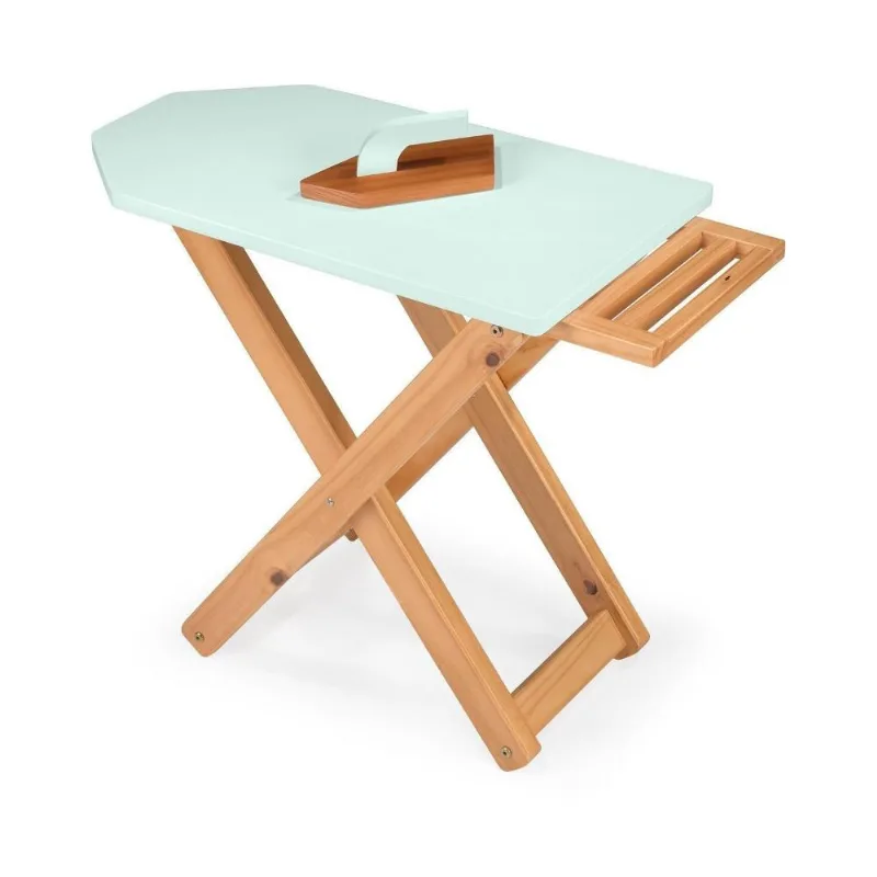 Tábua De Passar Brinquedo 57x75x25cm Infantil Verde Bebê/amêndoa