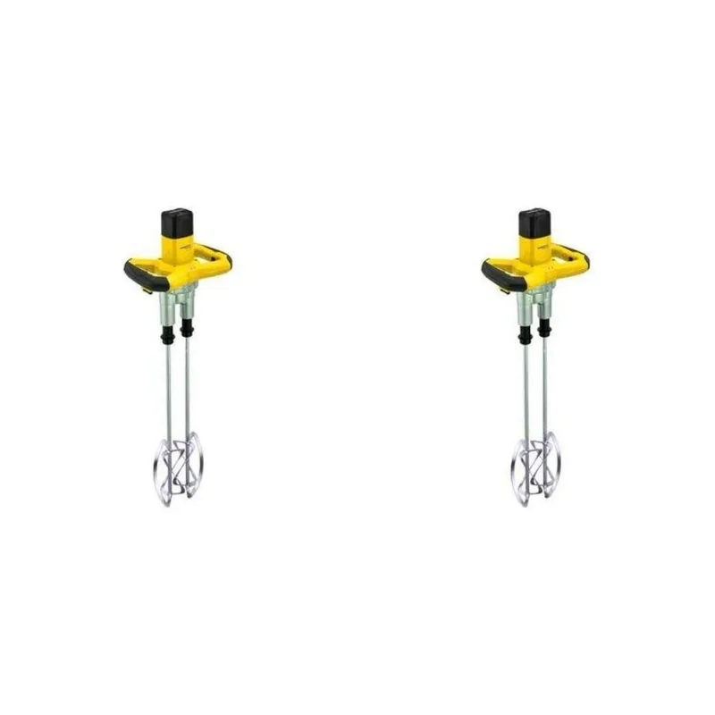 Misturador Eletrico Mel 1800 Duplo Com Motor Monofásico 60hz 1800w Menegotti Amarelo