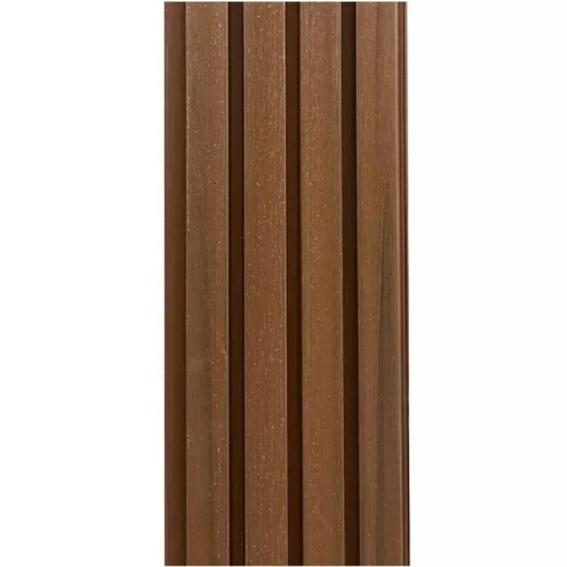 Painel Ripado Externo Em Placa 21,9x290cm 9,52m² Wpc Teak B