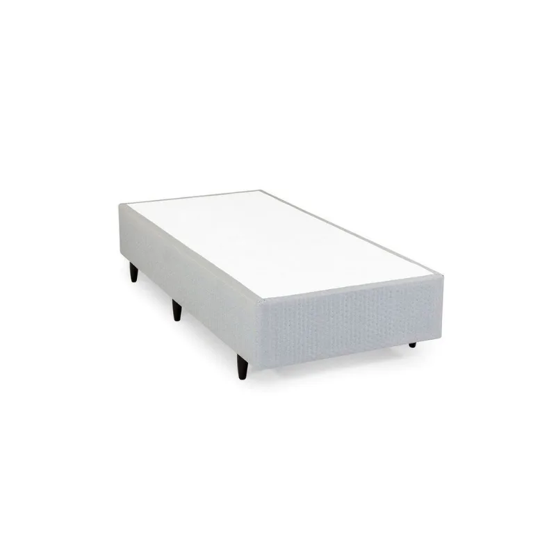 Base Box Idea Solteiro 88x188x28 Herval Cinza