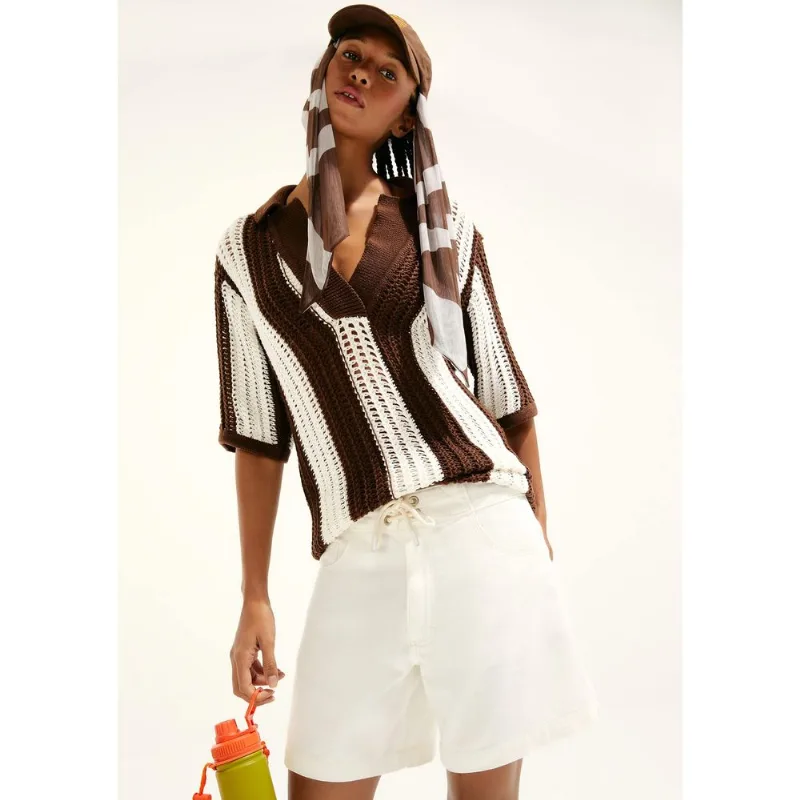Bermuda de Sarja Hering + Cosmo - Off white 046