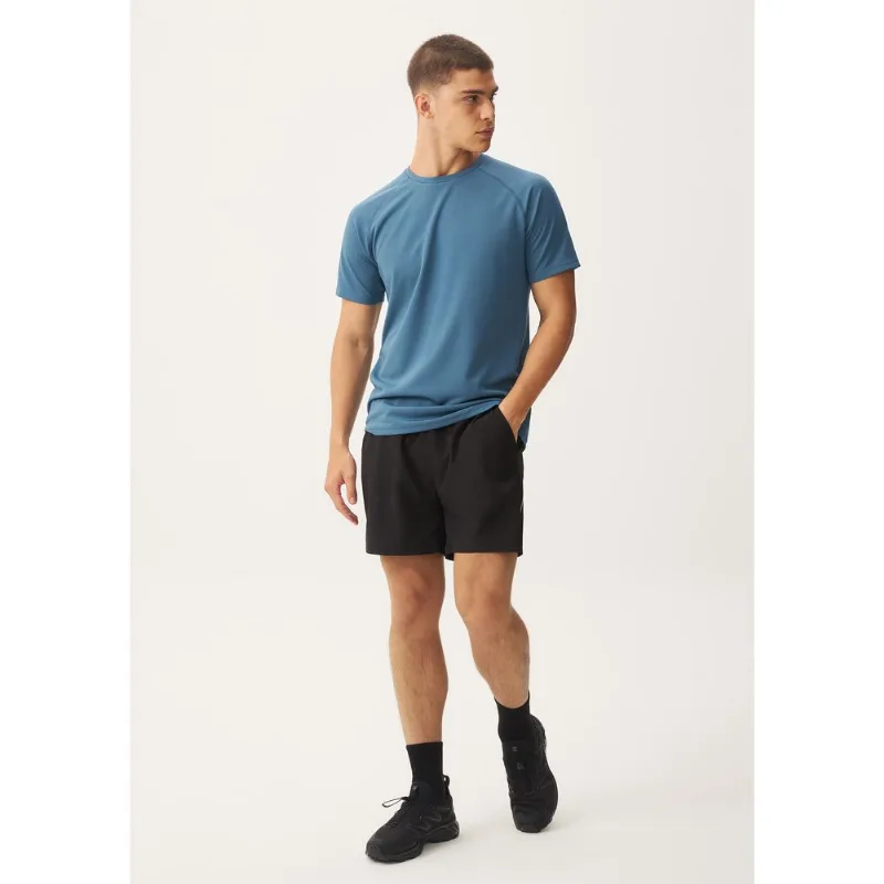 Camiseta Esportiva Masculina Manga Curta Raglan - Azul G