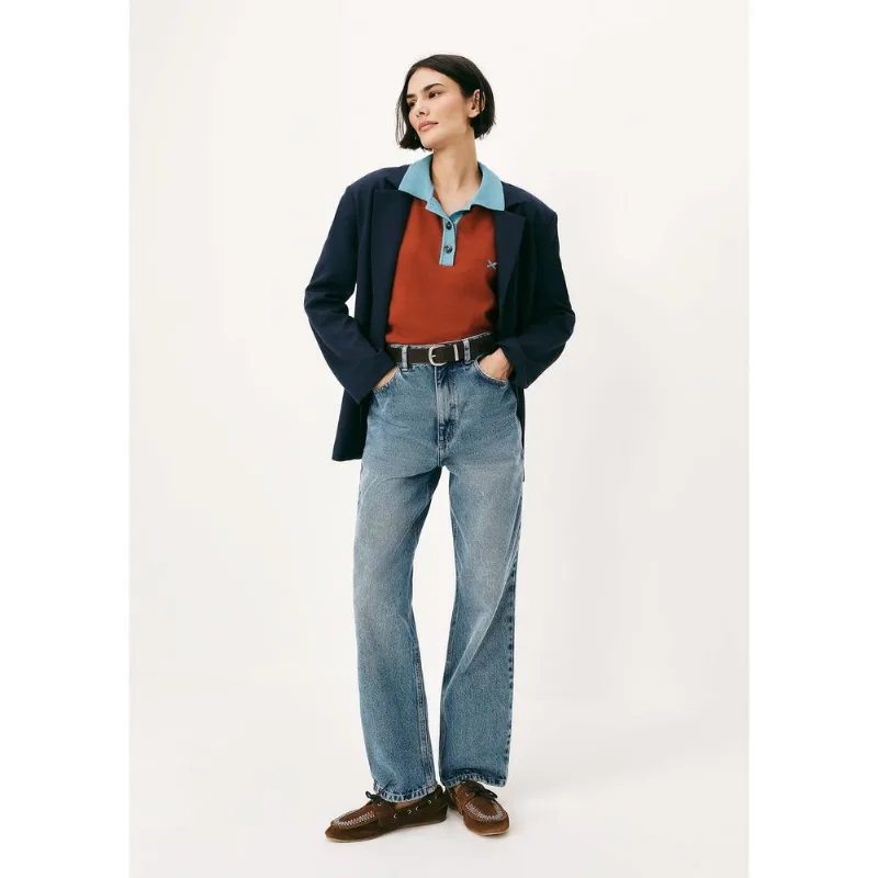 Calça Feminina Jeans Cintura Alta - Azul 034