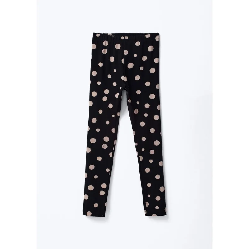 Calça Legging Infantil Menina Estampada - Preto 005