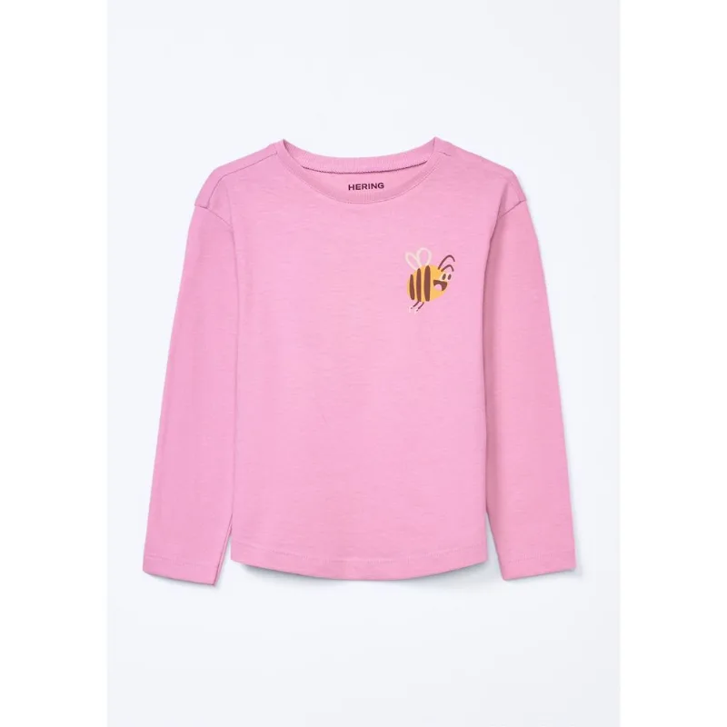 Blusa Infantil Menina Toddler Com Estampa - Rosa 002