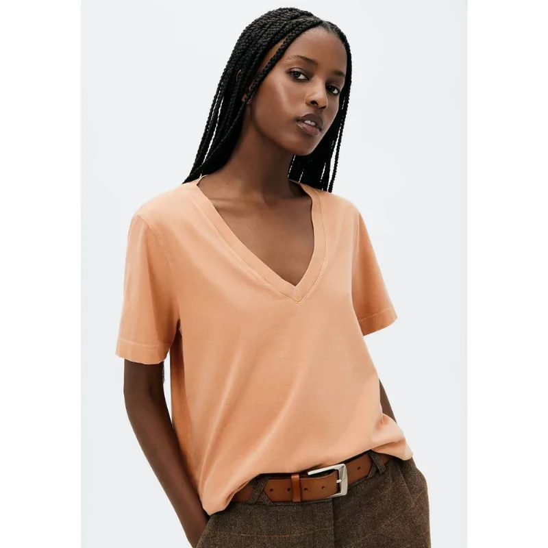 Blusa Feminina Estonada - Salmão G