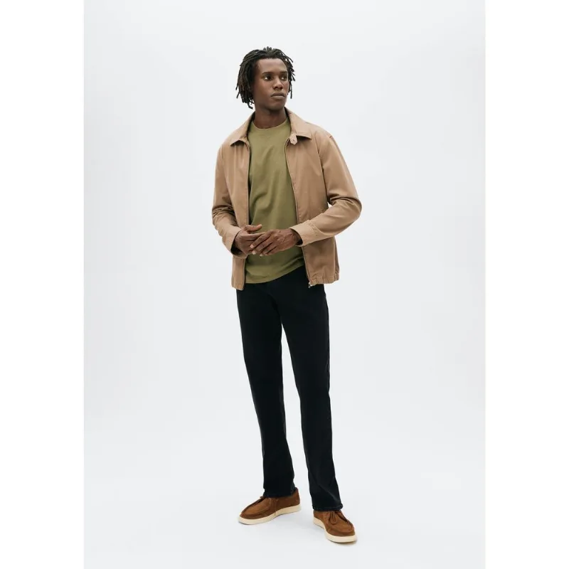 Calça Jeans Básica Masculina Reta Tradicional - Preto 044