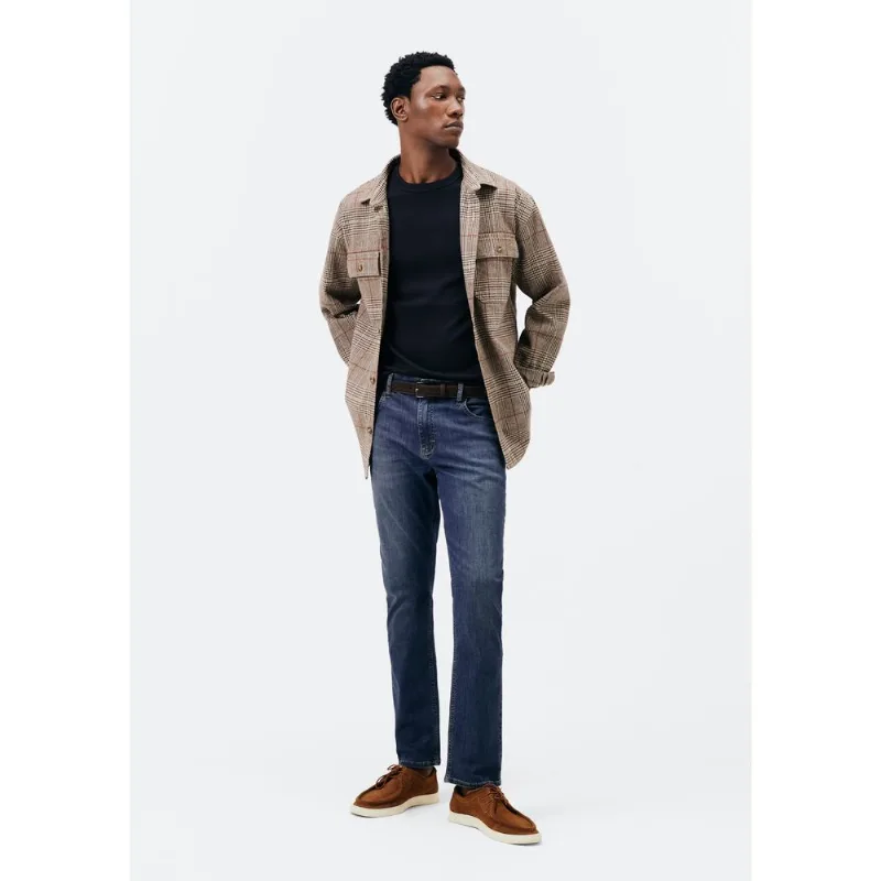 Calça Masculina Slim em Jeans T400 - Azul 048