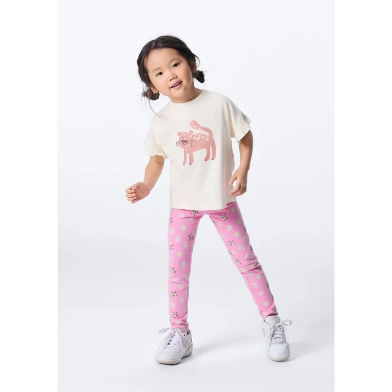 Conjunto Toddler Menina Estampado - Rosa 003