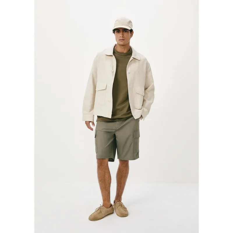Bermuda Masculina Cargo Reta - Verde 038
