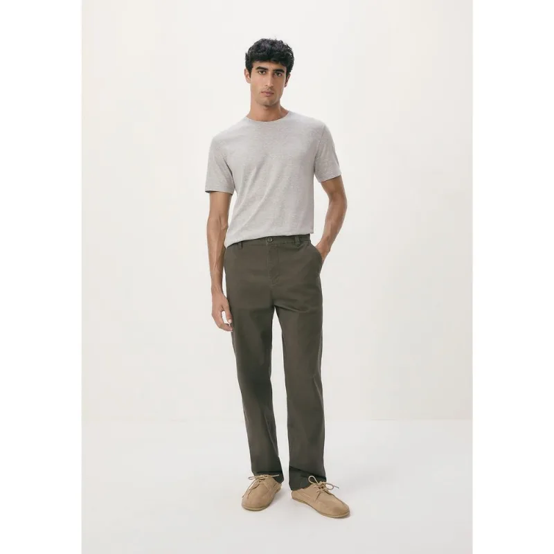 Calça Masculina Chino Reta - Verde 046