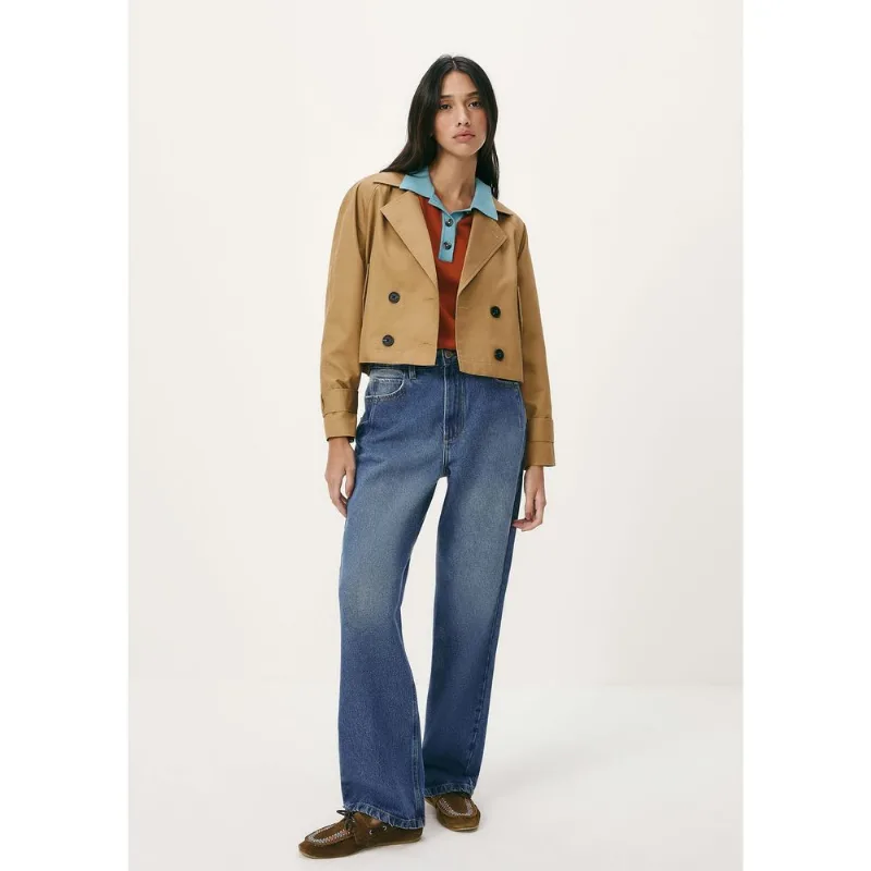 Calça Jeans Feminina Cintura Média - Azul 046