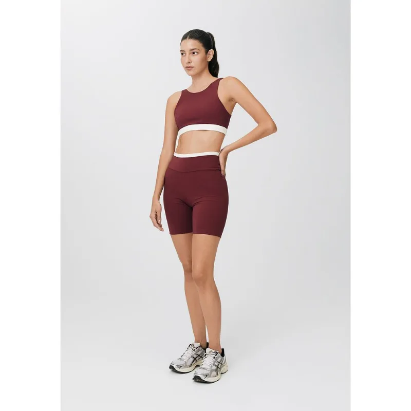 Bermuda Esportiva Feminina Com Fio Lycra® - Vinho XG
