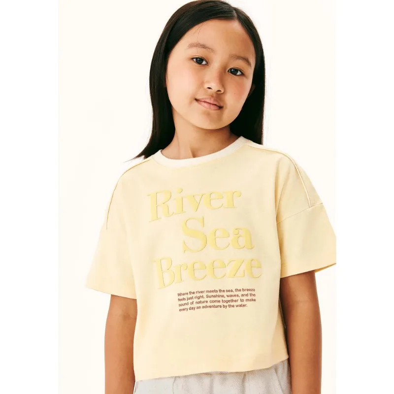 Blusa Infantil Menina Super Cotton Boxer - Amarelo 014