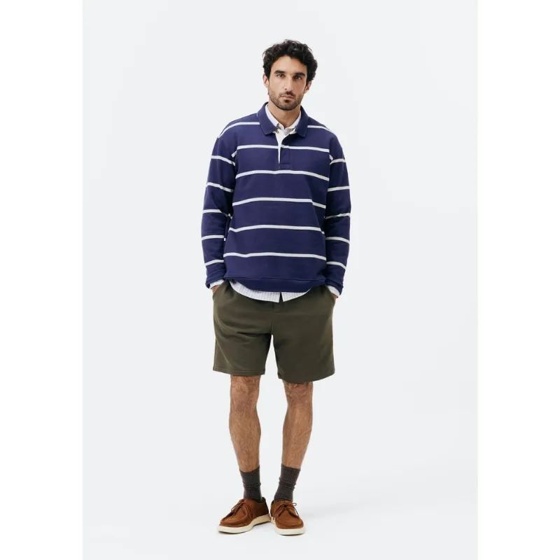 Bermuda Masculina Reta Em Moletom - Verde XG