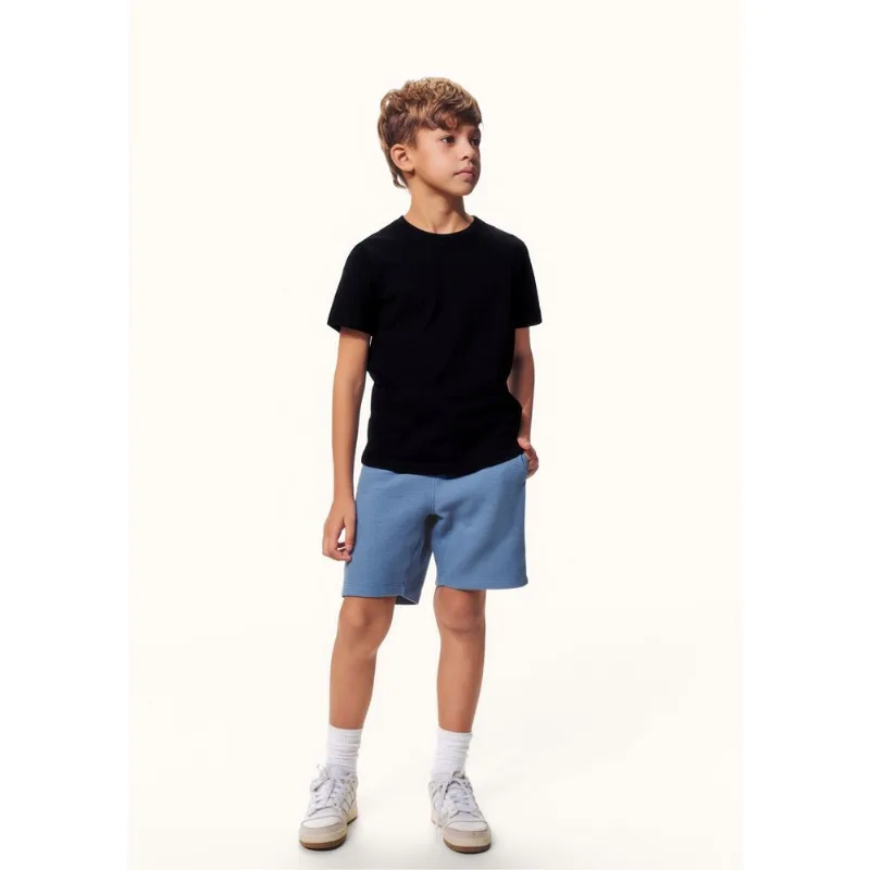 Bermuda Infantil Menino Em Interlock - Azul 005