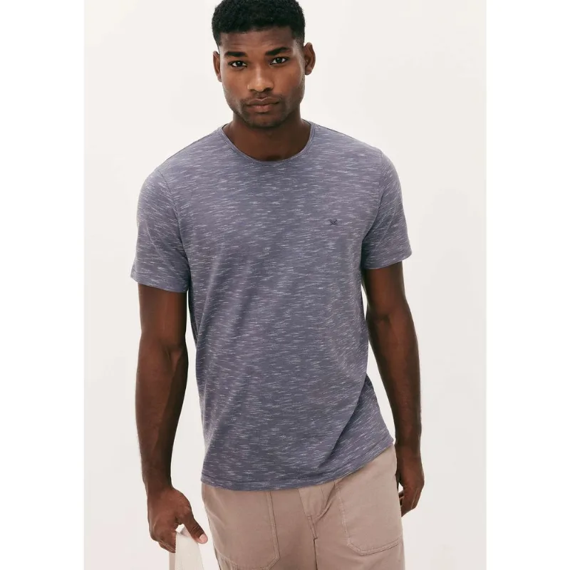 Camiseta Básica Masculina Em Malha Jet - Azul M