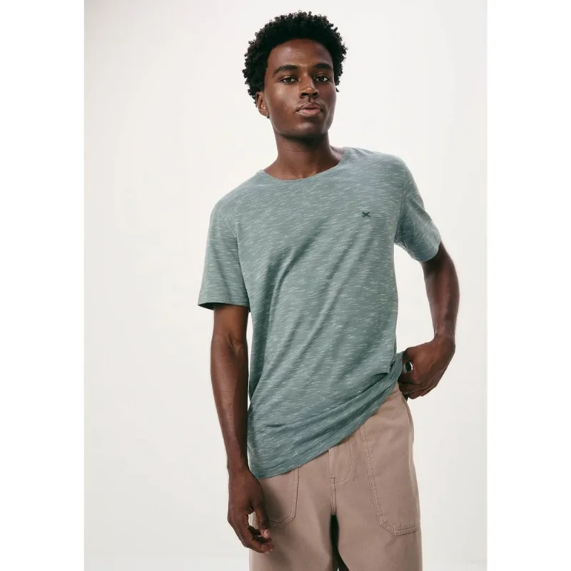 Camiseta Básica Masculina Em Malha Jet - Verde M