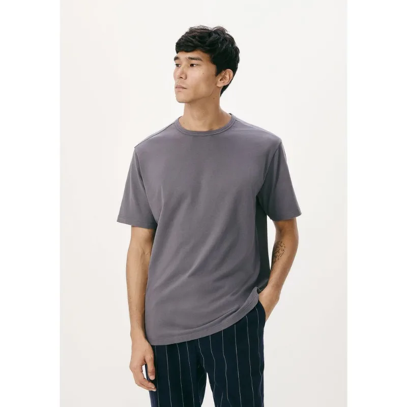 Camiseta Masculina Slim Algodão Peruano Soft Touch - Azul XXG