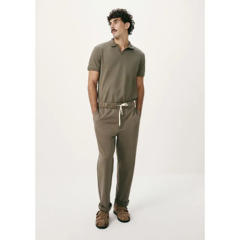 Calça Masculina Reta Cós Elástico - Verde 038